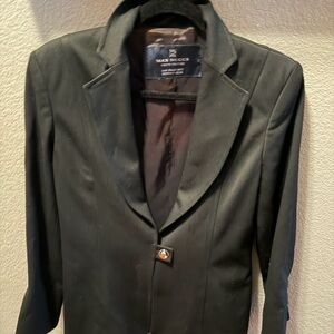 Max Nugus Black Haute Couture Blazer women’s small see measurements EUC